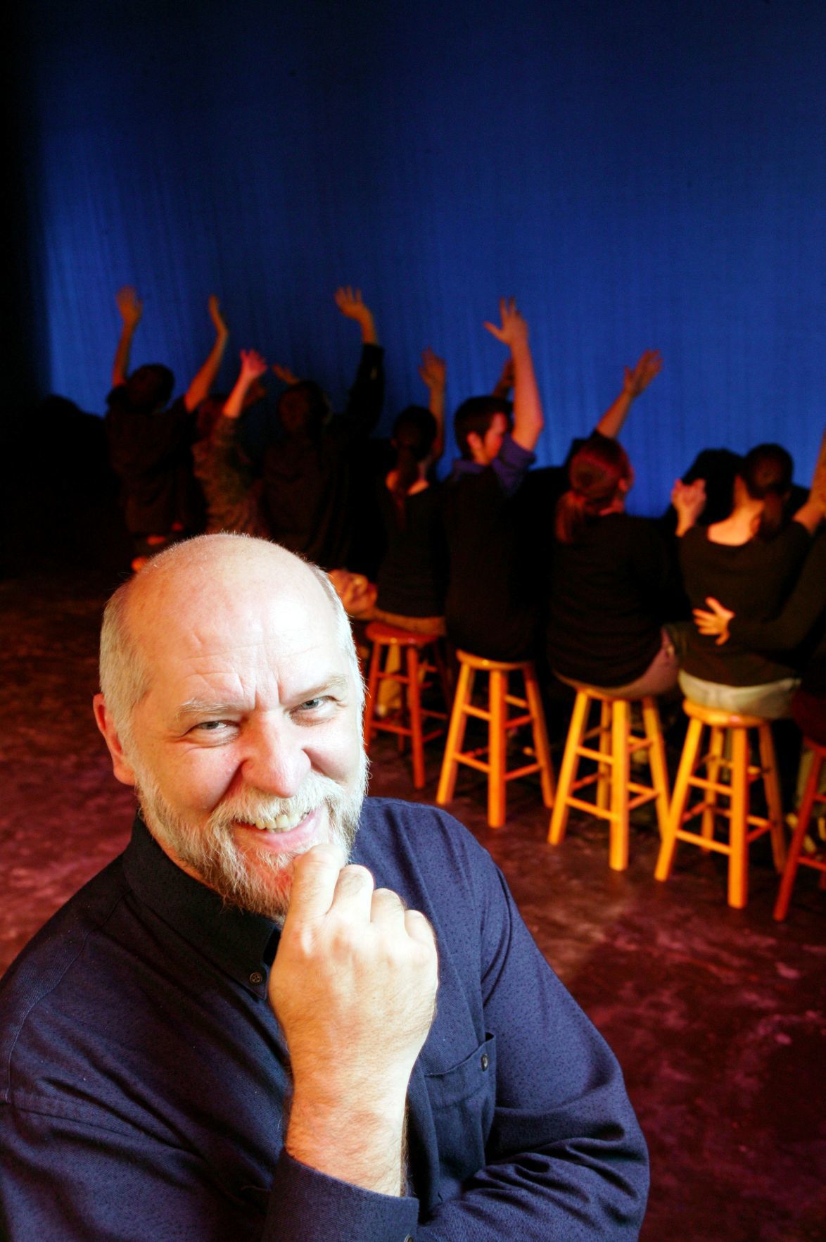 Jeff Barker on stage